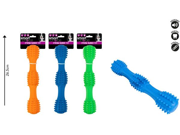 Smart Choice Strong Rubber Stick Toy With Squeaker...zzz