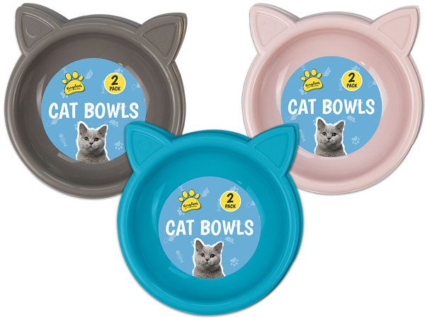 Kingdom 2 Pack Cat Bowls